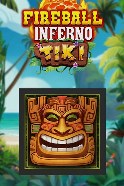 Fireball Inferno Tiki som omslag hos Betrepublic